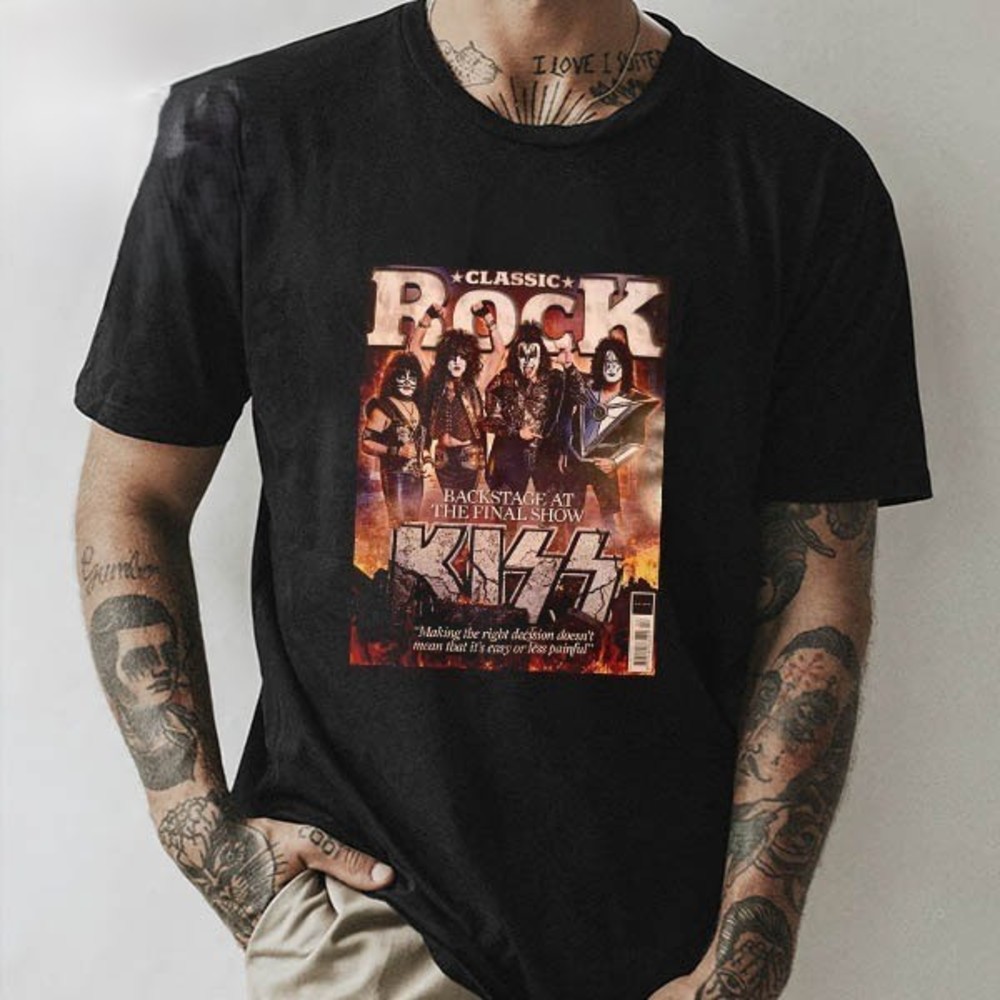 Classic Rock Mag Kiss Band Feb 2024 Fan Gifts Classic Graphics T-Shirt